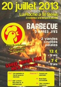 Barbecue d'après JIVS @ Salle la Ruche | Saint-Denis | Région wallonne | Belgique